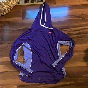 purple adidas running long sleeve
